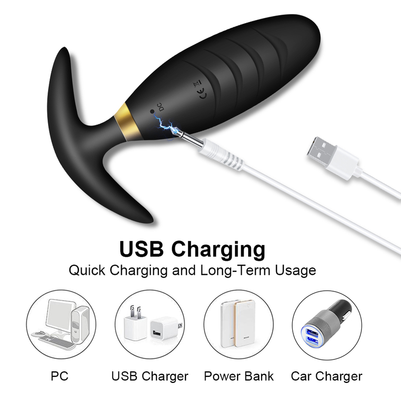 Anal Vibrator Butt Plug Prostate Massager with Wireless Remote Control Wearable Vibrating Egg Dildo Sex Toys for Women Men Adult 220317