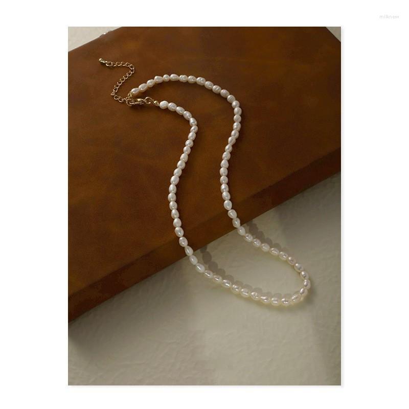 Chokers Minar French Retro Genuine Pearl Necklace For Women Ladies Irregular Freshwater Beaded Jewelry Gifts
Chokers Minar French Retro Genuine Pearl Necklace For Women Ladies Irregular Freshwater Beaded Jewelry Gifts