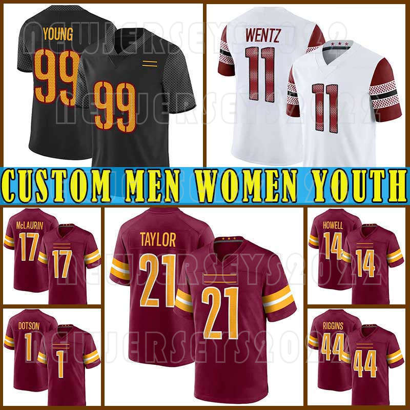 99 Chase Young 17 Terry McLaurin Football 11 Carson Wentz Jersey Jahan Dotson Jonathan Allen Antonio Gibson Commanders Sam Howell Washingtons Rogers Andrew Norwell, Custom youth(hongpi)
99 Chase Young 17 Terry McLaurin Football 11 Carson Wentz Jersey Jahan Dotson Jonathan Allen Antonio Gibson Commanders Sam Howell Washingtons Rogers Andrew Norwell, Custom youth(hongpi)