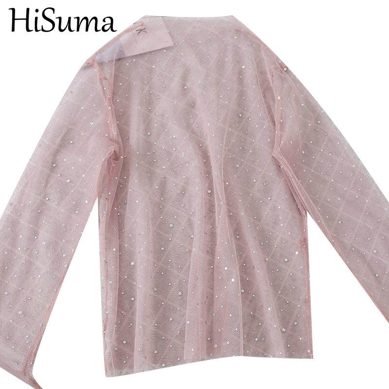 Women's Blouses & Shirts Autumn Women Long Sleeve Pullover Basic Shirt Casual Lady Elastic Bling Sequined Star Mesh Gauze Voile Ruffles Lace, Women shirts
Women's Blouses & Shirts Autumn Women Long Sleeve Pullover Basic Shirt Casual Lady Elastic Bling Sequined Star Mesh Gauze Voile Ruffles Lace, Women shirts
