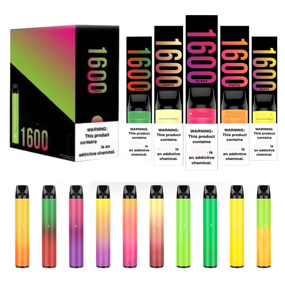 PUFFS Xxl 1600 puffs E Cigarette Disposable Vape Pen Vapor Edge 6.5ML 850Mah Battery Cartridge Refilled Vaporizers in Stock
PUFFS Xxl 1600 puffs E Cigarette Disposable Vape Pen Vapor Edge 6.5ML 850Mah Battery Cartridge Refilled Vaporizers in Stock