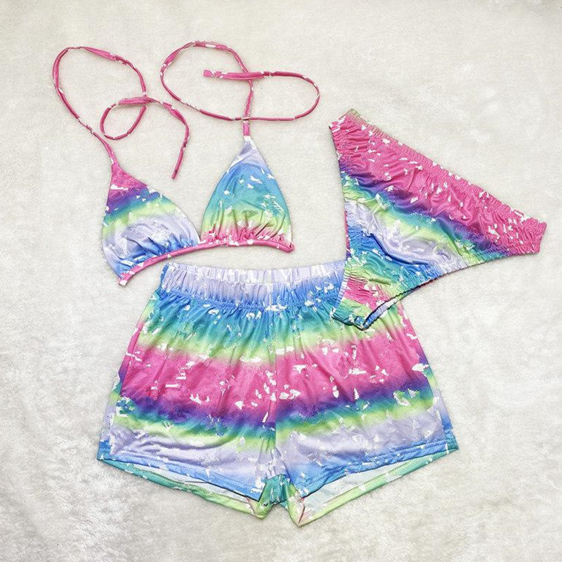 3pcs Set Women Swimwear Classic Letter Bikini Suit Fashion Designer Lace-up Bra Crop Top Tanks Briefs and Shorts 3 Piece Outfits Sexy Lady Swimsuit Beachwear, #6
3pcs Set Women Swimwear Classic Letter Bikini Suit Fashion Designer Lace-up Bra Crop Top Tanks Briefs and Shorts 3 Piece Outfits Sexy Lady Swimsuit Beachwear, #6