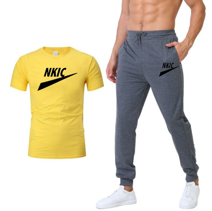 Summer Men's Two Piece Set 2022 Short Sleeve Tracksuit Mens Set Printed Brand Fashion T-Shirt Shorts Track Suit Casual Streetswear, Orange
Summer Men's Two Piece Set 2022 Short Sleeve Tracksuit Mens Set Printed Brand Fashion T-Shirt Shorts Track Suit Casual Streetswear, Orange