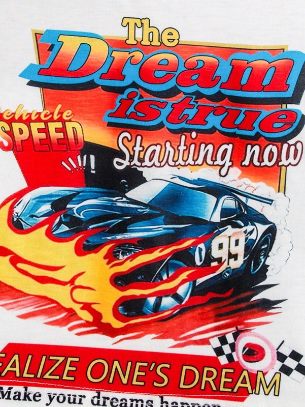 Toddler Girls Car & Slogan Graphic Tee & Plaid Print Skirt SHE