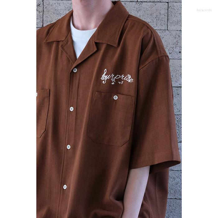 Women' Blouses & Shirts Music Pattern Vintage Cuban Collar Men Shirt Women Cola Life Embroidery American Retro Loose Button Up Top Summer 2, Black tshirt
Women' Blouses & Shirts Music Pattern Vintage Cuban Collar Men Shirt Women Cola Life Embroidery American Retro Loose Button Up Top Summer 2, Black tshirt