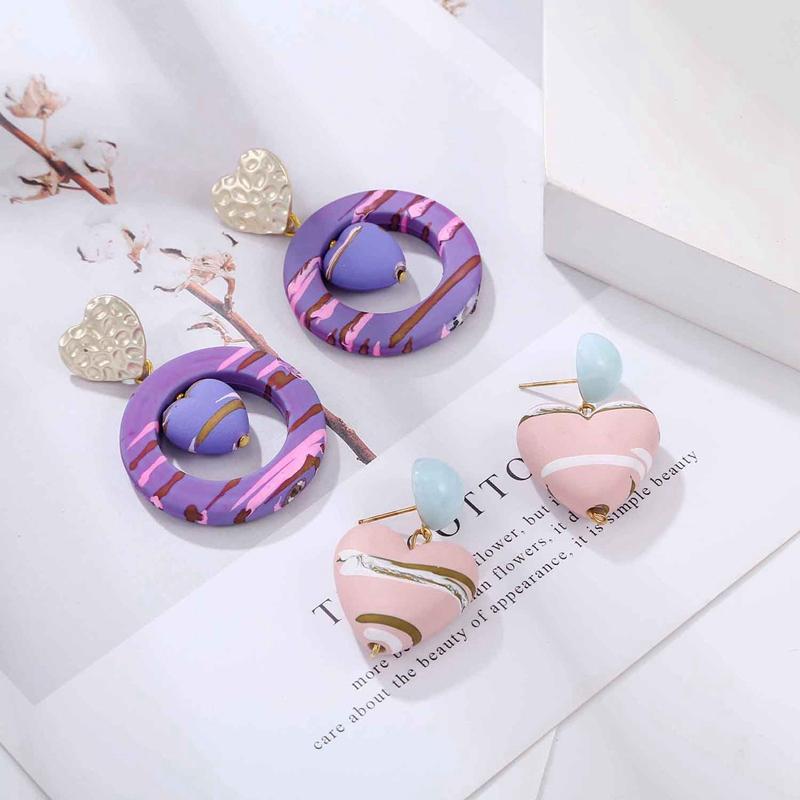 Dangle & Chandelier Match-Right 2022 Resin Heart Drop Earrings For Women Statement Vintage Earring Female Purple Fashion JewelryDangle
Dangle & Chandelier Match-Right 2022 Resin Heart Drop Earrings For Women Statement Vintage Earring Female Purple Fashion JewelryDangle