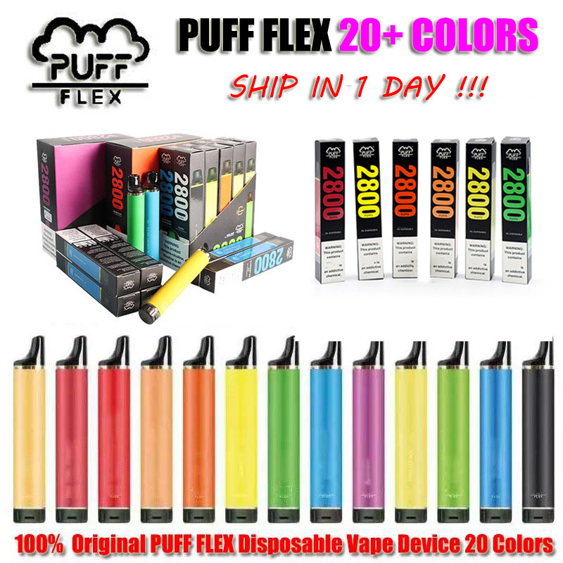 PUFF FLEX 2800 Puffs Disposable Vape Pen Device E Cigarette Device 1500mAh Battery 10ml Prefilled Cartridge VS Bar Plus Bang XXL
PUFF FLEX 2800 Puffs Disposable Vape Pen Device E Cigarette Device 1500mAh Battery 10ml Prefilled Cartridge VS Bar Plus Bang XXL