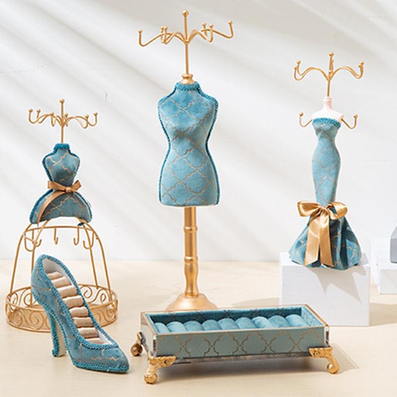 Jewelry Pouches Bags Jewellery Display Stand Princess Dress Necklace Holder Lady Model High-Heeled Shoes Earring RingJewelry
Jewelry Pouches Bags Jewellery Display Stand Princess Dress Necklace Holder Lady Model High-Heeled Shoes Earring RingJewelry