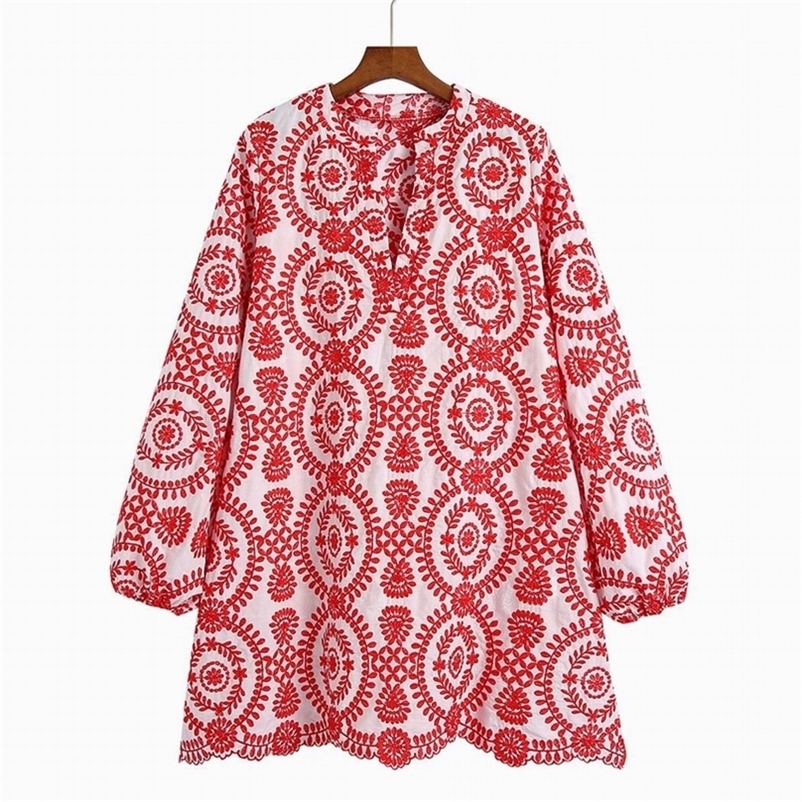 Oversize Embroidery Dress Women Spring Fashion O Neck Long Sleeve Above Knee Female Mini Vestido Loose Clothing 220614, As photo
Oversize Embroidery Dress Women Spring Fashion O Neck Long Sleeve Above Knee Female Mini Vestido Loose Clothing 220614, As photo