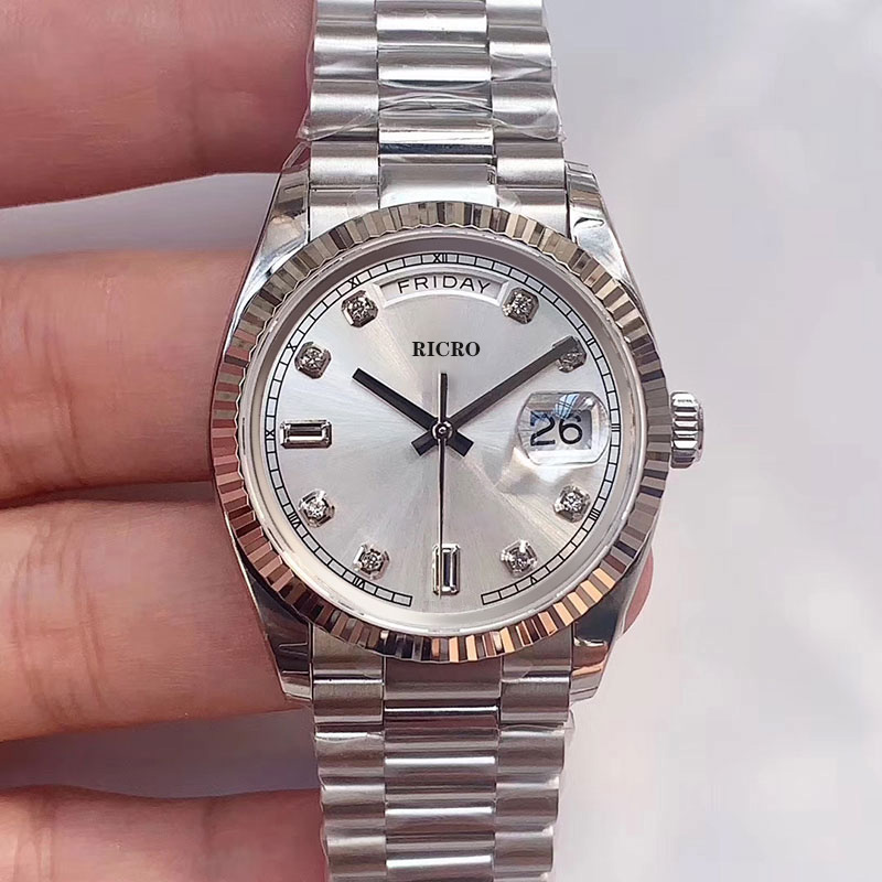 EW Factory Luxury Mechanical Men's Watch 36MM2836 Automatic Sport Diamond Index dial
EW Factory Luxury Mechanical Men's Watch 36MM2836 Automatic Sport Diamond Index dial