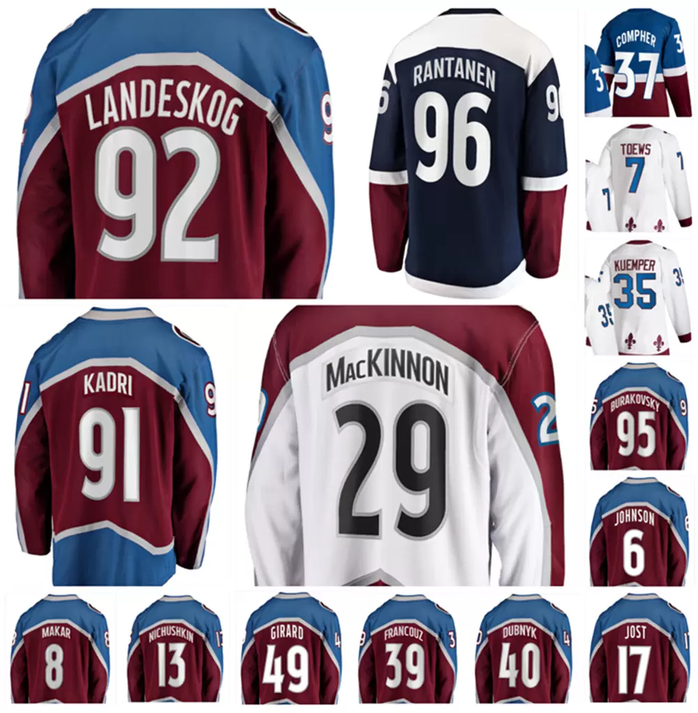 2022 Mikko Rantanen Hockey Jersey Gabriel Landeskog Cale Makar Nazem Kadri Nathan MacKinnon Andre Burakovsky Samuel Girard Custom Stitched Men Women Youth Jerseys, Colour 13
2022 Mikko Rantanen Hockey Jersey Gabriel Landeskog Cale Makar Nazem Kadri Nathan MacKinnon Andre Burakovsky Samuel Girard Custom Stitched Men Women Youth Jerseys, Colour 13