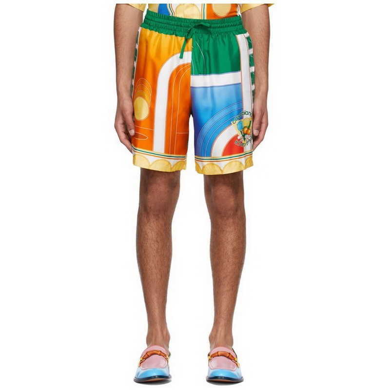 Casabblannca Memphis Club Women Men Shorts Drawstring Fashion loose highstreet beach summer hawaii vacation FZKZ132, As pics
Casabblannca Memphis Club Women Men Shorts Drawstring Fashion loose highstreet beach summer hawaii vacation FZKZ132, As pics