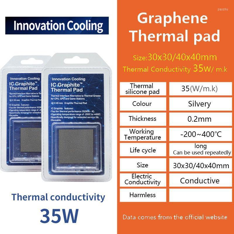 Fans & Coolings Innovative Thermal IC 35W Graphene Silicone Pad CPU/PS4 Graphics Card Motherboard PadFans 
Fans & Coolings Innovative Thermal IC 35W Graphene Silicone Pad CPU/PS4 Graphics Card Motherboard PadFans