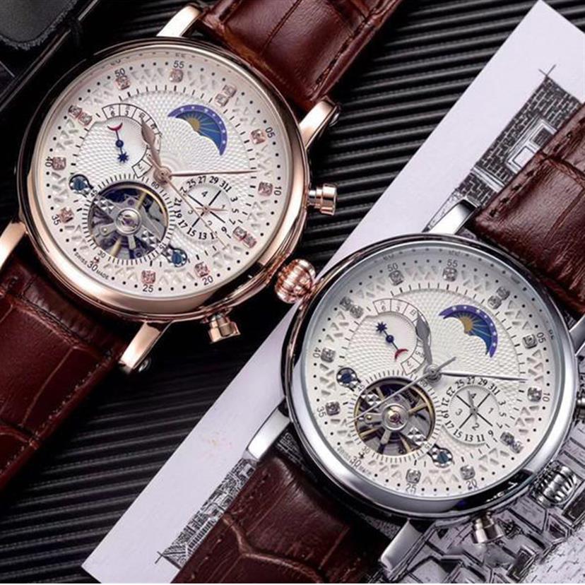 Top Fashion Swiss Diamond Watches Stopwatch Leather Moon Mens Automatic Mechanical Watch reloj de lujo2704, A1
Top Fashion Swiss Diamond Watches Stopwatch Leather Moon Mens Automatic Mechanical Watch reloj de lujo2704, A1