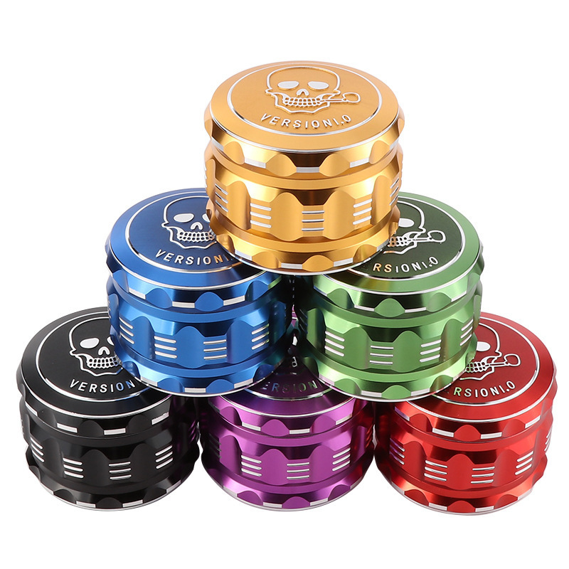aluminum alloy smoking herb grinders imitation sound thread creative skull cap manual metal tobacco grinder
aluminum alloy smoking herb grinders imitation sound thread creative skull cap manual metal tobacco grinder