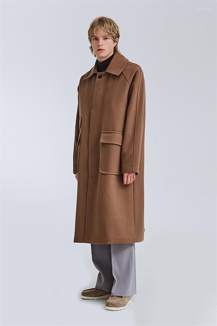 Men' Wool & Blends Autumn And Winter 2022 Double-sided Woolen Coat Women' Medium Long High-end Korean Straight Kend22, Black
Men' Wool & Blends Autumn And Winter 2022 Double-sided Woolen Coat Women' Medium Long High-end Korean Straight Kend22, Black