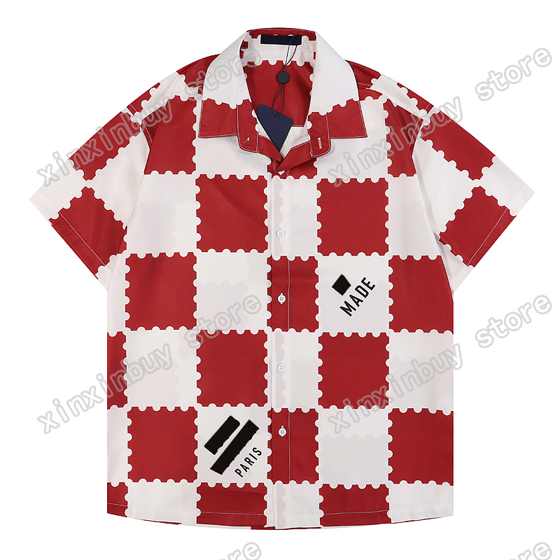 22SS Fashion Hawaii Floral Letter Print Beach Shirts Men's Designer Silk Bowling Shirt Casual Shirts Men Summer Short Sleeve Loose Dress M-3XL xinxinbuy, Customize
22SS Fashion Hawaii Floral Letter Print Beach Shirts Men's Designer Silk Bowling Shirt Casual Shirts Men Summer Short Sleeve Loose Dress M-3XL xinxinbuy, Customize