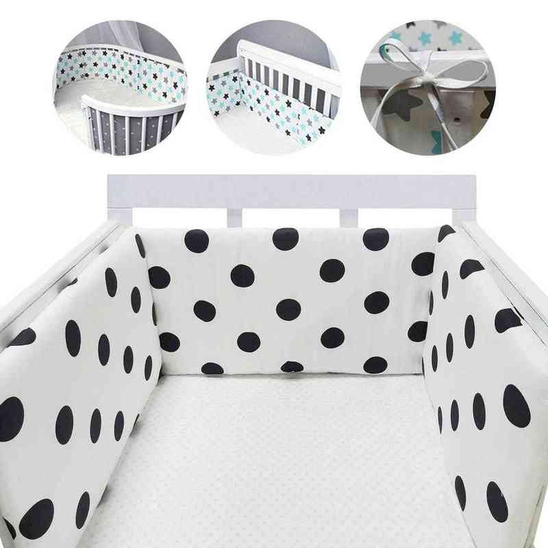 One Piece Baby Crib Bumper Soft And Skin-friendly Padded Crib Liner Suitable For Protect Your Child In The Household G220421