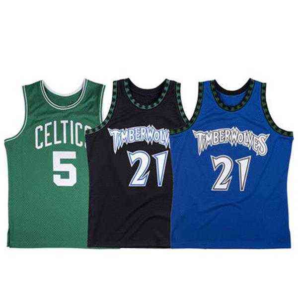 21 Kevin Garnett 5 basketball Jerseys Timberwolve Mitchell Ness 1995-96 97-98 03-04 07-08 Hardwoods Classics retro Men jersey, Colour 1 
21 Kevin Garnett 5 basketball Jerseys Timberwolve Mitchell Ness 1995-96 97-98 03-04 07-08 Hardwoods Classics retro Men jersey, Colour 1