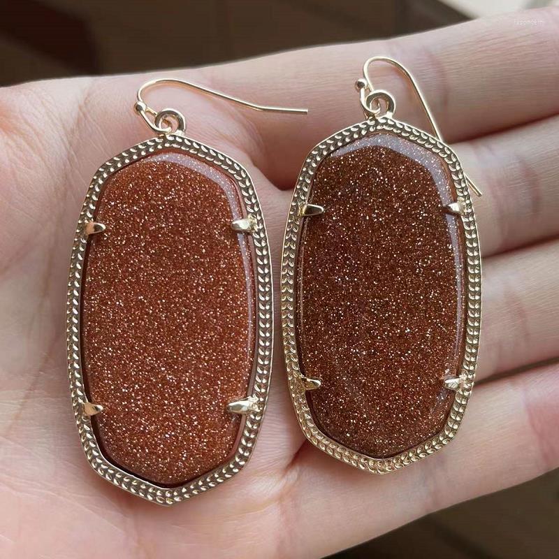 Dangle & Chandelier Fashion High Quality Big Medium Oval Fram Glidstone Marron Glitter Shinny Earring For WomenDangle
Dangle & Chandelier Fashion High Quality Big Medium Oval Fram Glidstone Marron Glitter Shinny Earring For WomenDangle