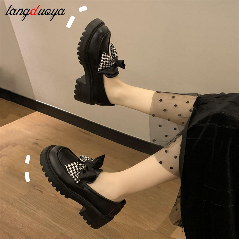 Black bow Punk Platform Women Loafers Round Toe Chunky Heel Vintage Shoes Women Slip on High Heel Women Pumps mary jane shoes, Black matte
Black bow Punk Platform Women Loafers Round Toe Chunky Heel Vintage Shoes Women Slip on High Heel Women Pumps mary jane shoes, Black matte