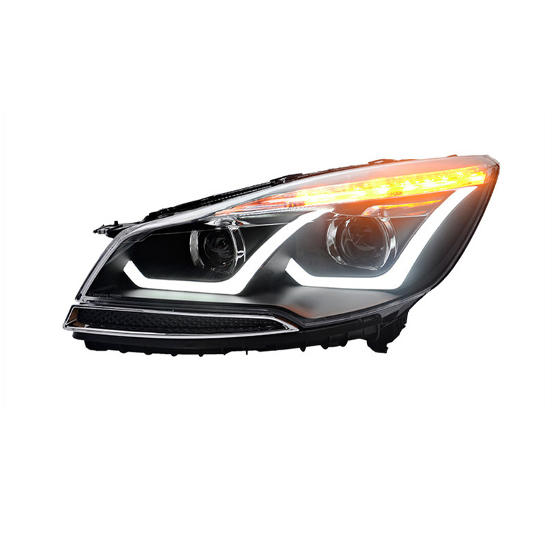 Full LED Headlights For Ford Kuga Escape 2013-16 Head Light High Beam Angel Eye Daytime Running Lights Xenon Bulb Turn Signal Lamp