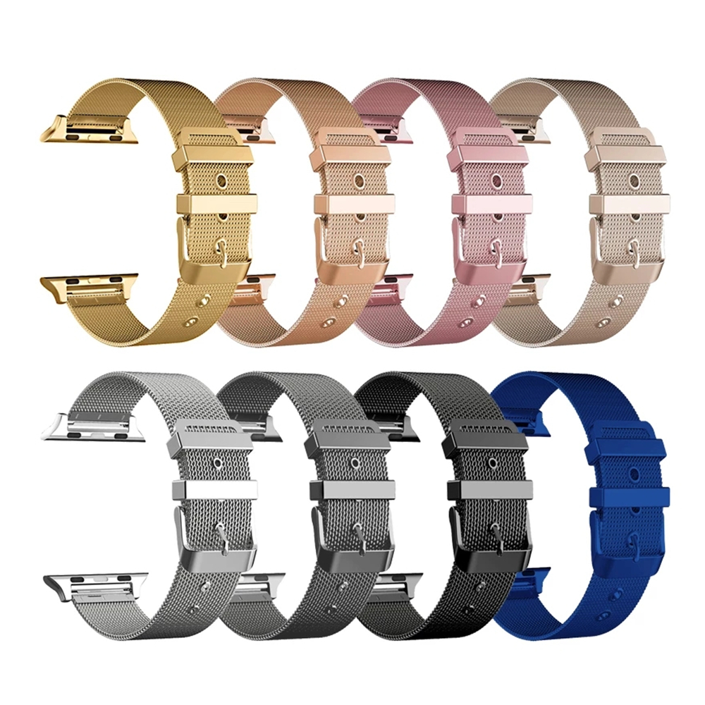 Milanese Loop Band Strap for Apple Watch 1 2 3 4 5 6 7 for Iwatch 38 40 42 44 41 45mm Stainless Steel Connector Replacement Straps Watchband
Milanese Loop Band Strap for Apple Watch 1 2 3 4 5 6 7 for Iwatch 38 40 42 44 41 45mm Stainless Steel Connector Replacement Straps Watchband