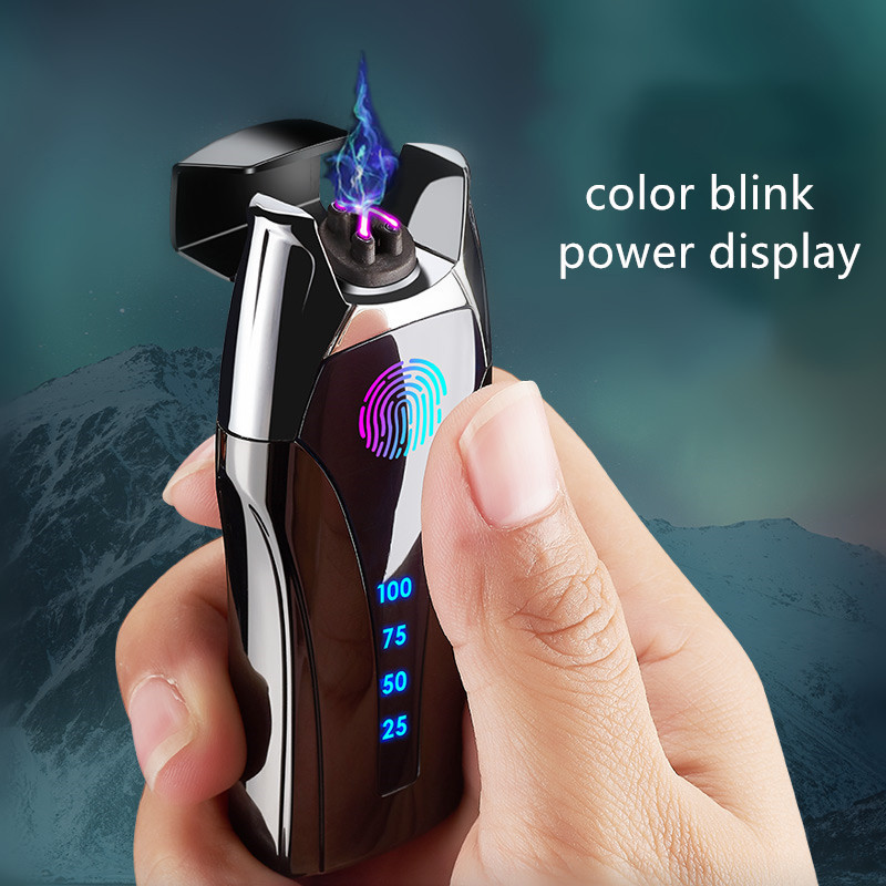 Fingerprint USB Recharge Smoking Electric gift metal Lighter for boyfriend father girlfriend for christmas Lighters
Fingerprint USB Recharge Smoking Electric gift metal Lighter for boyfriend father girlfriend for christmas Lighters