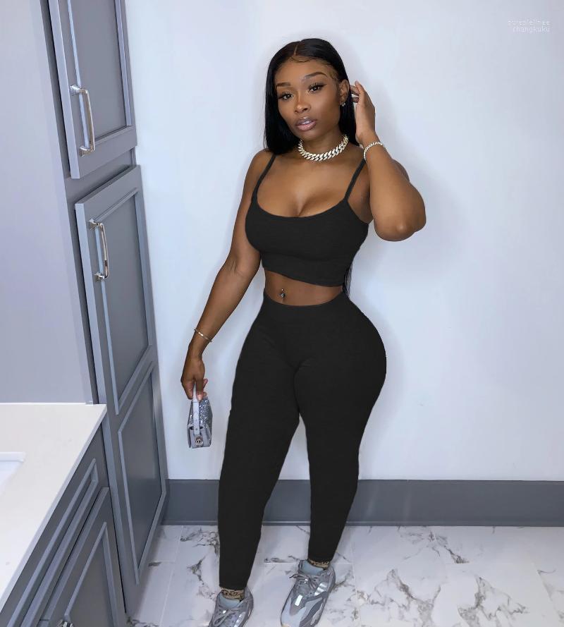 Imcute Fitness Sporty Workout Two Piece Sets Women Tracksuit Strap Active Wear 2Piece Outfits Crop Top Pants Solid Matching Women' Tracksui
Imcute Fitness Sporty Workout Two Piece Sets Women Tracksuit Strap Active Wear 2Piece Outfits Crop Top Pants Solid Matching Women' Tracksui