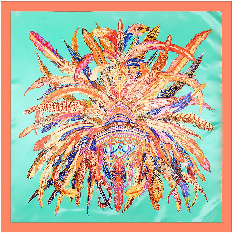 Scarves 90cm 2022 Feather Crown Lady Shawl Scarf Womem Print Silk Big Size Female Spring Summer ShawlsScarves ScarvesScarves
Scarves 90cm 2022 Feather Crown Lady Shawl Scarf Womem Print Silk Big Size Female Spring Summer ShawlsScarves ScarvesScarves