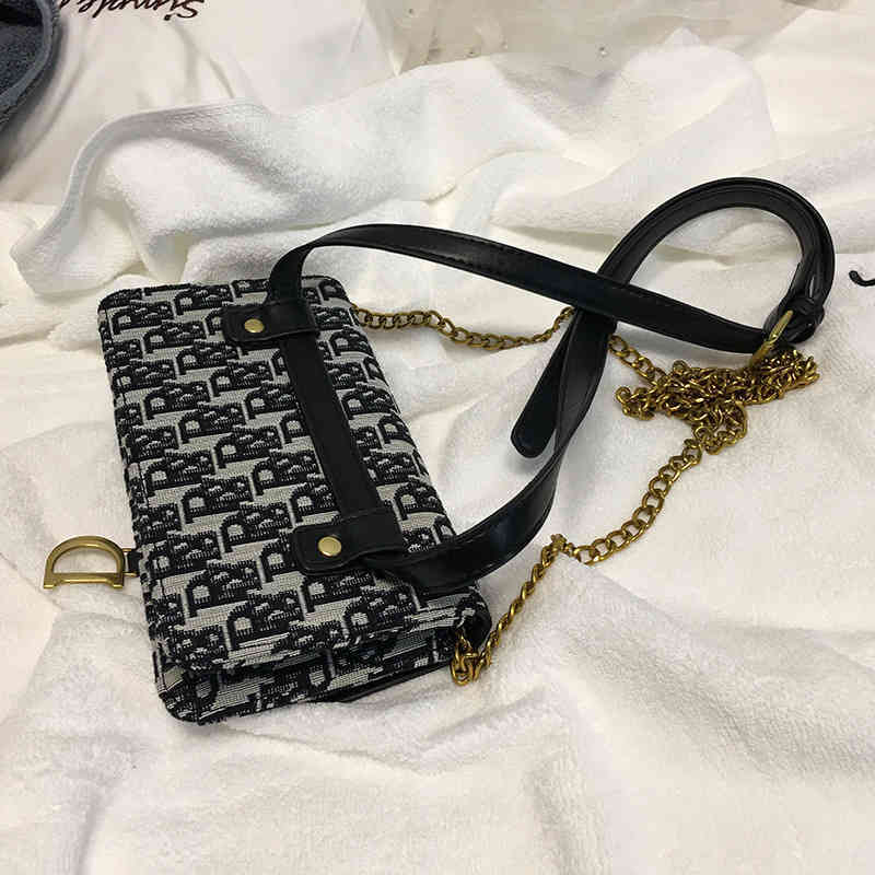 2022 Top Design Luxury Bags French minority women's messenger mobile phone foreign style one chain chest bag, Black
2022 Top Design Luxury Bags French minority women's messenger mobile phone foreign style one chain chest bag, Black