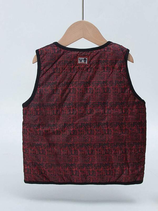 YINGZIFANG Toddler Boys Cartoon Patched Vest Jacket SHE