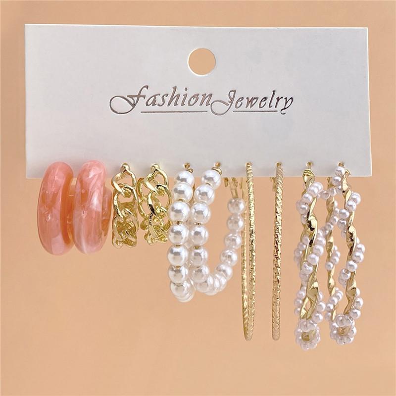 Dangle & Chandelier WUKALO Pink Acrylic Earrings Set For Women Girls Fashion Sweet Colorful Resin Pearl Drop Party Jewelry Gifts
Dangle & Chandelier WUKALO Pink Acrylic Earrings Set For Women Girls Fashion Sweet Colorful Resin Pearl Drop Party Jewelry Gifts