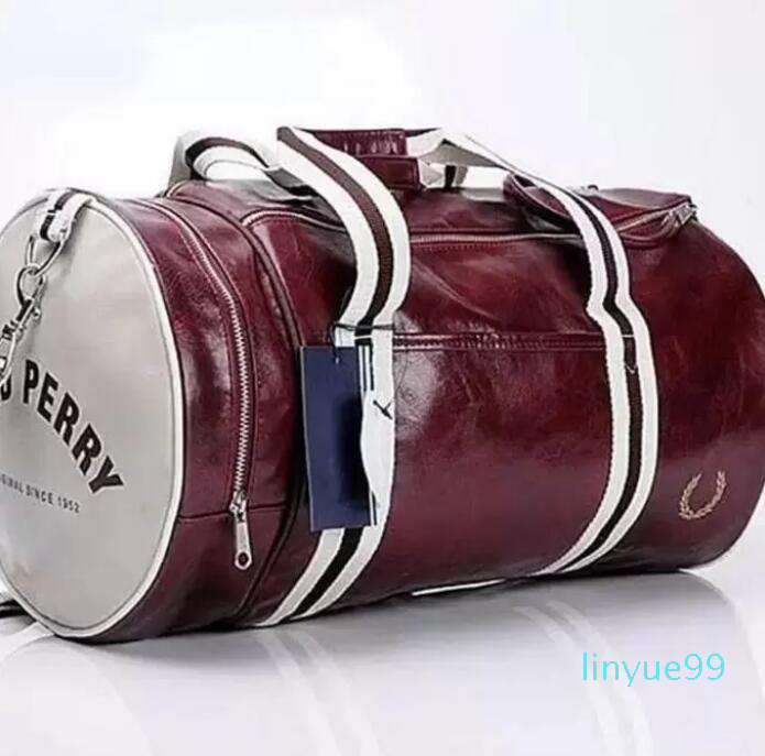 Designer-Special Offer 2022 New Outdoor Sport Bag High-Quality PU Soft Leatherr Gym Bag,Men Luggage & Fred Perry.