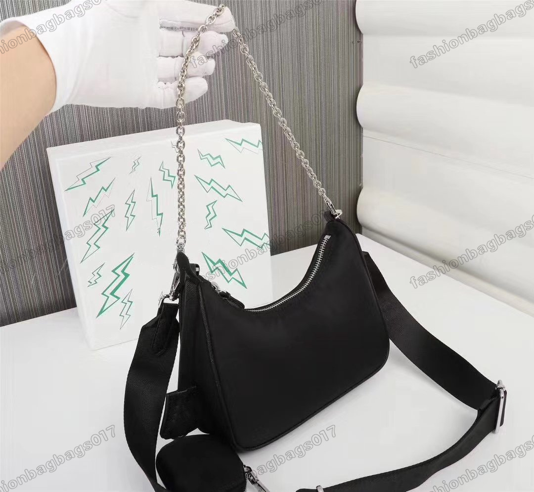 Ladies Re-Edition Nylon Messenger Bag Hobo 3 In 1 Shoulder Bags Handbag Chain Underarm Bag Luxury Classic Design Clutch Coin Purse
Ladies Re-Edition Nylon Messenger Bag Hobo 3 In 1 Shoulder Bags Handbag Chain Underarm Bag Luxury Classic Design Clutch Coin Purse