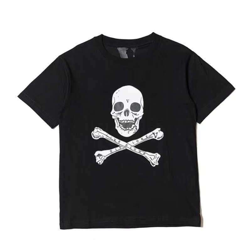 Wang Yibo' same vlones Halloween skull hip hop big V short sleeve T-shirt for men and women, Black
Wang Yibo' same vlones Halloween skull hip hop big V short sleeve T-shirt for men and women, Black