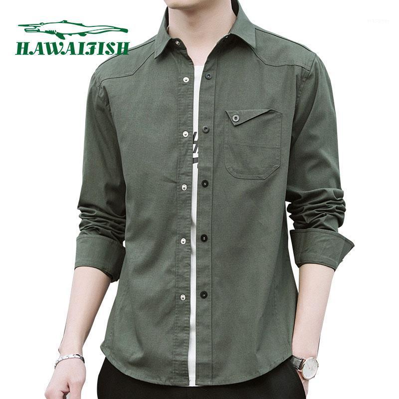 Men's Casual Shirts Hawaifish Brand Shirt Men 2022 Fashion Long Sleeve For Slim Fit Formal Wear Gentlemen Camiseta Masculina, Blue
Men's Casual Shirts Hawaifish Brand Shirt Men 2022 Fashion Long Sleeve For Slim Fit Formal Wear Gentlemen Camiseta Masculina, Blue