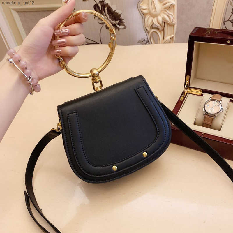 New ladies handbags purses Metal Ring package saddle metal nile handle Bracelet Female single Shoulder Messenger tote Crossbody Bags, Red
New ladies handbags purses Metal Ring package saddle metal nile handle Bracelet Female single Shoulder Messenger tote Crossbody Bags, Red