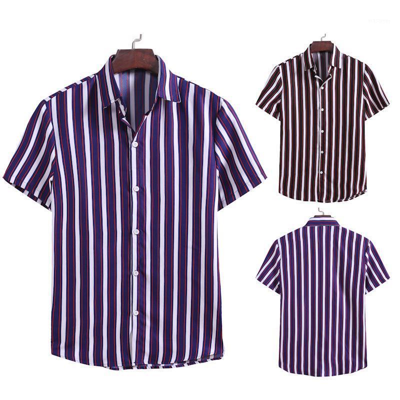Men's Summer Fashion Casual Short Sleeve Striped Shirt Business American Sizes Shirts, Black
Men's Summer Fashion Casual Short Sleeve Striped Shirt Business American Sizes Shirts, Black