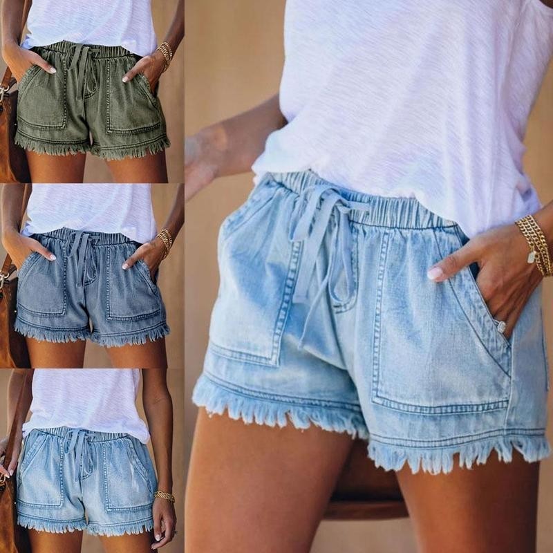 High Waisted Shorts Jeans Size Summer Womens Denim Shorts Large Size XXL For Women Short Pants Women Large Size 220527