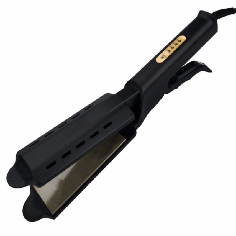 new arrival 160-220 degree black hair straighter Tourmaline ceramic 10 levels EU/US/UK/EU plug