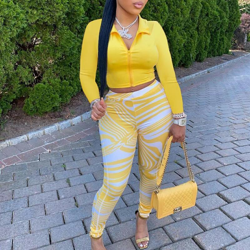 Women' Two Piece Pants Wsevypo Two-pieces Sets Women Sports Wear Casual Autumn Zip Up Long Sleeve Lapel Crop Tops And Striped Leggings Stre, Yellow
Women' Two Piece Pants Wsevypo Two-pieces Sets Women Sports Wear Casual Autumn Zip Up Long Sleeve Lapel Crop Tops And Striped Leggings Stre, Yellow