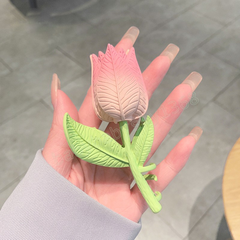 Girls Metal Elegant Tulip Design Hair Claws Ponytail Clips Fashion Washing Face Barrettes Women Hair Accessories Headwear, As picture
Girls Metal Elegant Tulip Design Hair Claws Ponytail Clips Fashion Washing Face Barrettes Women Hair Accessories Headwear, As picture