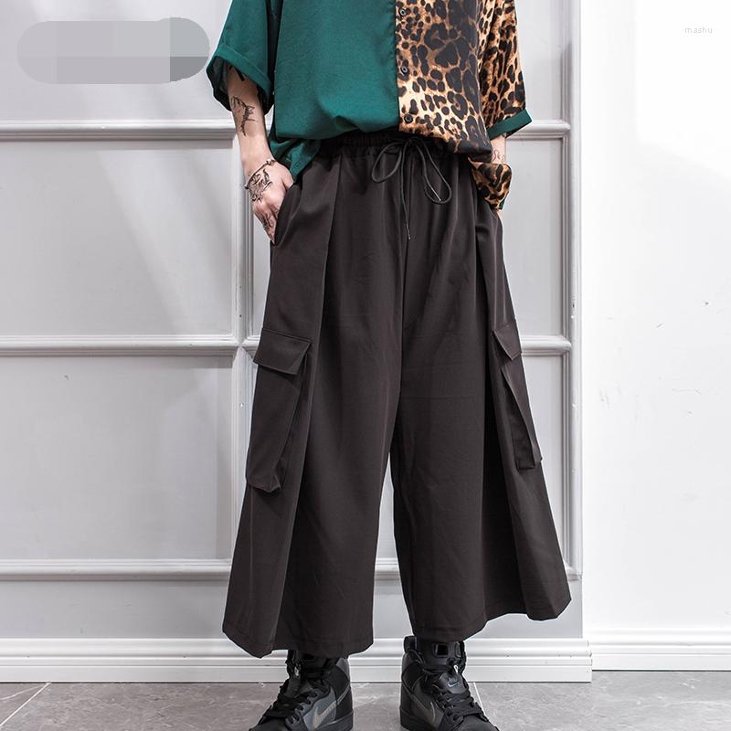 Men's Pants Men's Cargo Wide Leg Spring And Autumn Three-Dimensional Pocket High Street Casual Loose Large Size Nine PantsMen's, Black
Men's Pants Men's Cargo Wide Leg Spring And Autumn Three-Dimensional Pocket High Street Casual Loose Large Size Nine PantsMen's, Black