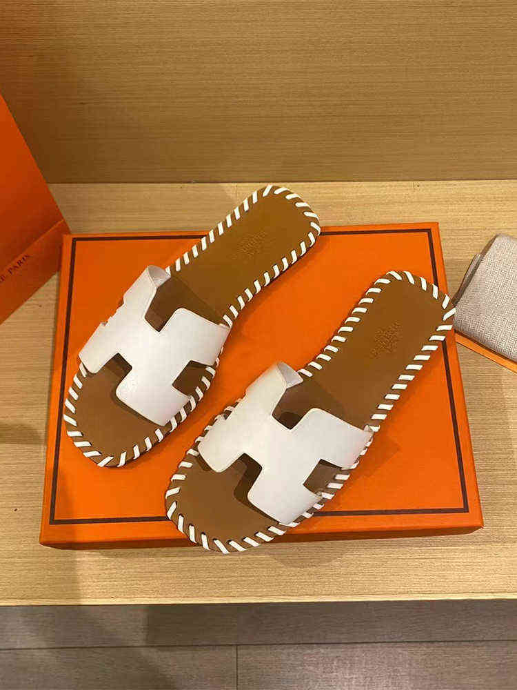 Slides Slipper Designer Original Home Orans Same Type of H-shaped Beach Summer Europe and the United States h Home Leisure Leather Flat Sandals and Flip
Slides Slipper Designer Original Home Orans Same Type of H-shaped Beach Summer Europe and the United States h Home Leisure Leather Flat Sandals and Flip