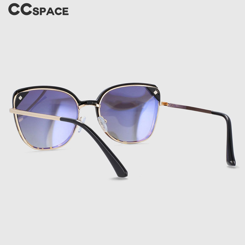 53963 Cat Eye Metal Anti Blue Light Glasses Frames Polarized Sunglasse Magnetic Clip Fashion Computer Eyeglasses 220620