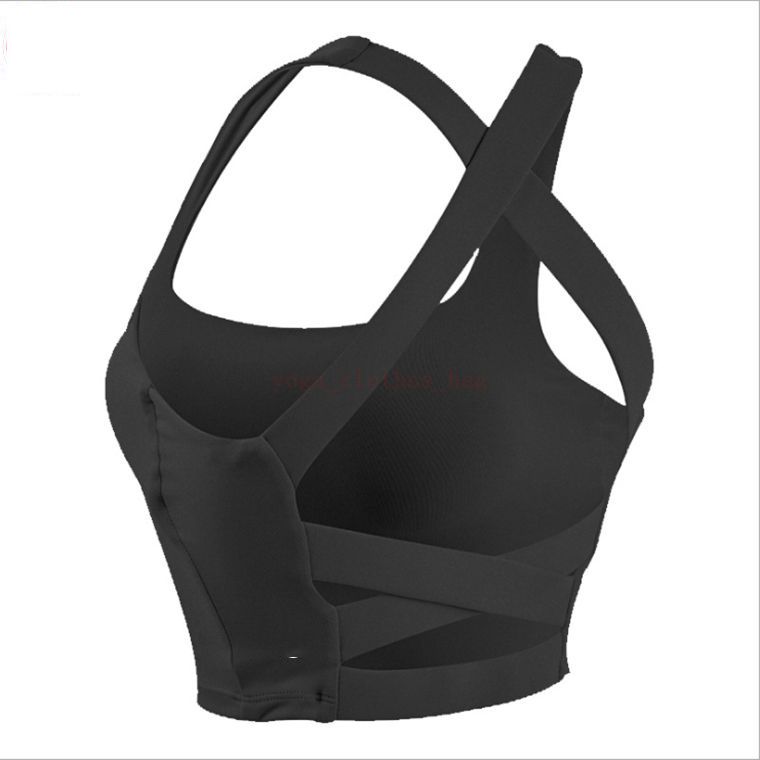lu yoga bra women' new cross beautiful back shockproof sports bra vest fitness yoga wear with chest pad With brand logo Please check the size chart to buy, Black
lu yoga bra women' new cross beautiful back shockproof sports bra vest fitness yoga wear with chest pad With brand logo Please check the size chart to buy, Black