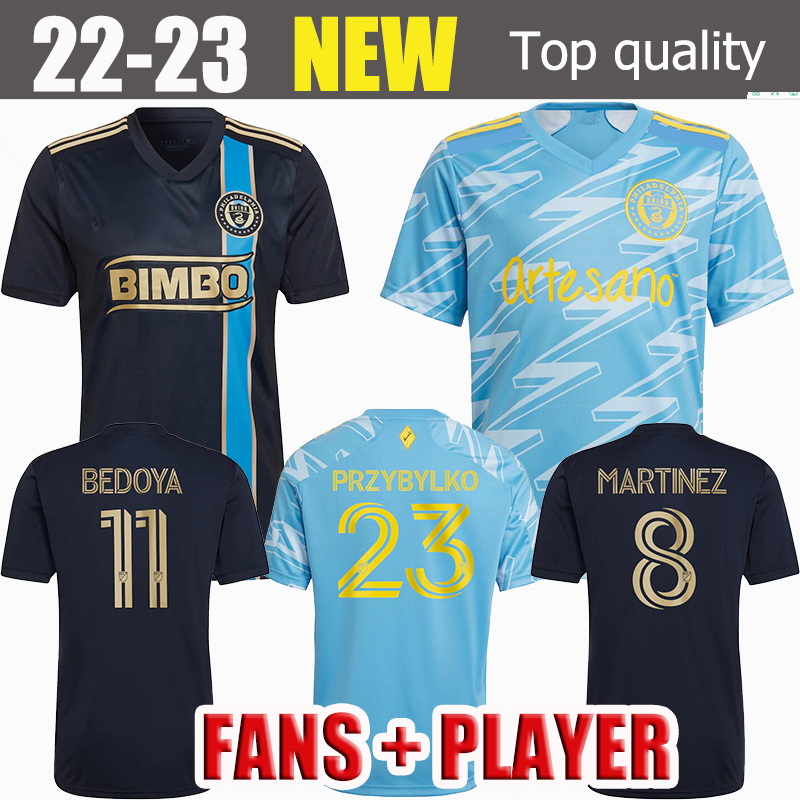2022 Philadelphia Union Soccer Jerseys MLS #10 MONTEIRO SANTOS MARTINEZ BEDOYA Uniform 2022 #22 AARONSON PRZYBYLKO Football Men kit Shirts
2022 Philadelphia Union Soccer Jerseys MLS #10 MONTEIRO SANTOS MARTINEZ BEDOYA Uniform 2022 #22 AARONSON PRZYBYLKO Football Men kit Shirts