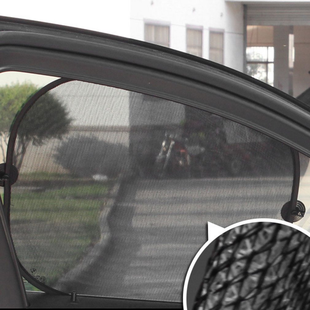 5pcs/set Car Window Sunshade Mesh Auto Sun Visor Curtain With Suction Cup Front Rear Side Windows Shade Universal Windshield Covers Sunshade for Kids 