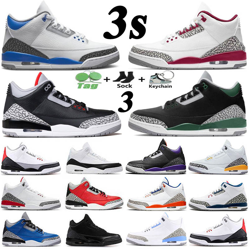 Jumpman Cardinal Red 3 3s Mens Basketball Shoes Pine Green 3M Black Red Cement Tinker UNC Varsity Royal Pure White Cool Grey Georgetown Laser orange men sport sneakers
Jumpman Cardinal Red 3 3s Mens Basketball Shoes Pine Green 3M Black Red Cement Tinker UNC Varsity Royal Pure White Cool Grey Georgetown Laser orange men sport sneakers